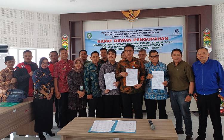 UMK Kotim Tahun 2024 Naik Menjadi Rp3,3 Juta