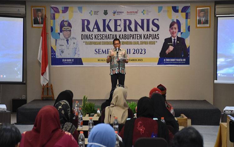 Evaluasi dan Rumuskan Langkah ke Depan Lewat Rakernis Bidang Kesehatan di Kapuas
