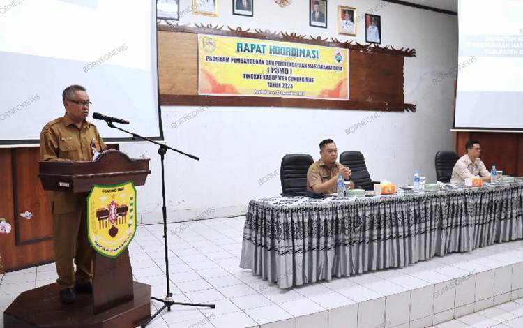 Pemkab Gumas Gelar Rakor Program Pembangunan dan Pemberdayaan Masyarakat Desa