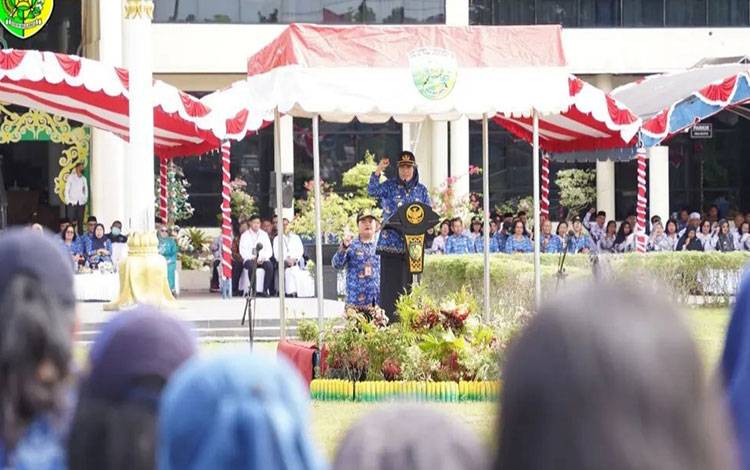 Pj Wali Kota Palangka Raya Ajak KORPRI Tingkatkan Kualitas Layanan Publik