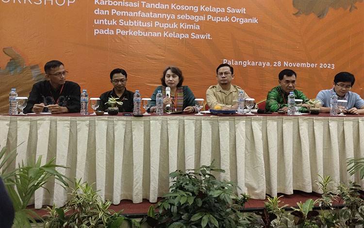 Karbonasi Tankos Sawit jadi Pupuk Organik Dijalankan Mulai dari Kalteng