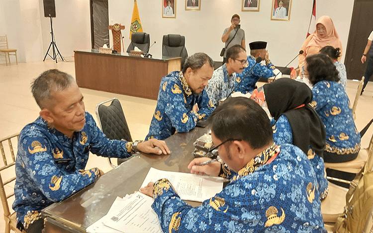 Deteksi Dini Penyalahgunaan Narkotika, Pejabat di Kapuas Jalani Tes Urine