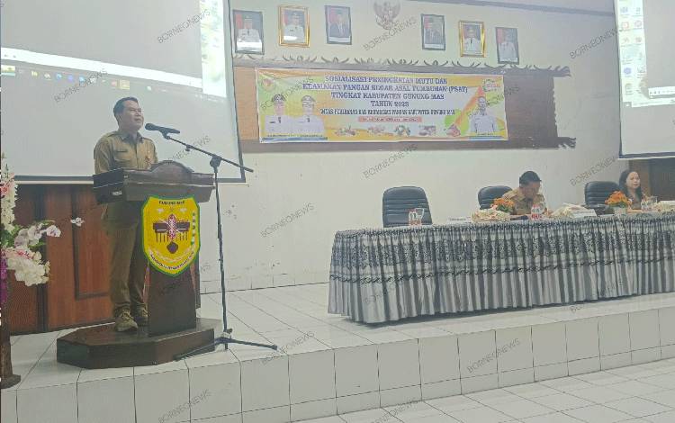 Pemkab Gunung Mas Edukasi Pelaku Usaha Pangan Segar dengan Cara Ini