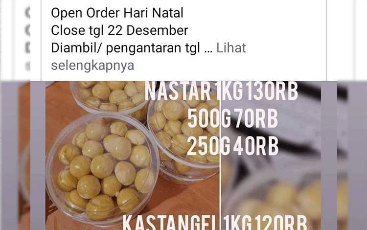 Memasuki Momen Natal, Penjual Kue Kering Mulai Kebanjiran Pesanan