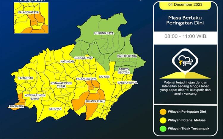 Gelombang Tinggi Diprediksi Terjadi di Perairan Selatan Kalteng
