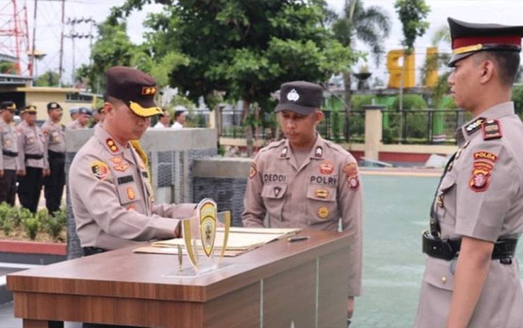 Ini Pesan Kapolres Kapuas saat Pimpin Sertijab 5 Kapolsek