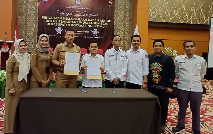 Dispora Kotim Setujui KPU Simpan Logistik Pemilu di Gedung Futsal Indoor Stadion 29 Nopember Selama 2 Tahun