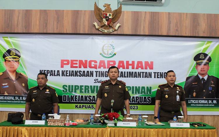 Kajati Kalteng Lakukan Kunjungan Kerja ke Kejari Kapuas dan Cabjari Palingkau, Begini Pesannya?
