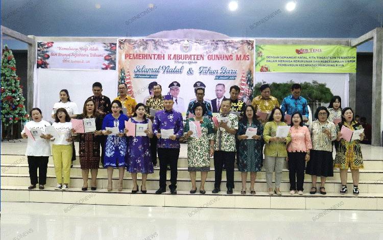 Bupati dan Wakil Bupati Gunung Mas Mulai Laksanakan Safari Natal