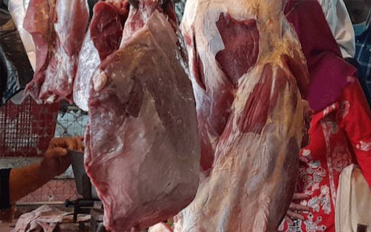 Bulog Kalteng Monitoring Daging Sapi Jelang Nataru