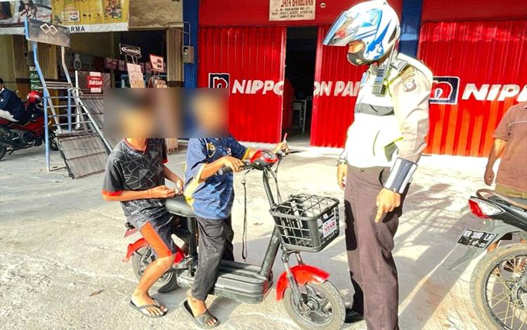 Satlantas Polres Kotim Ingatkan ini untuk Penggunaan Sepeda Listrik