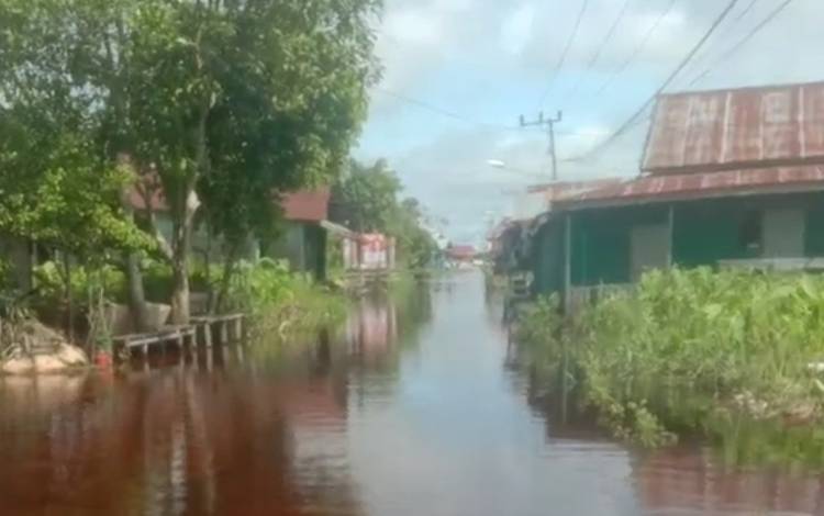 Sejumlah Titik di 9 Kelurahan di Palangka Raya Mulai Terdampak Banjir