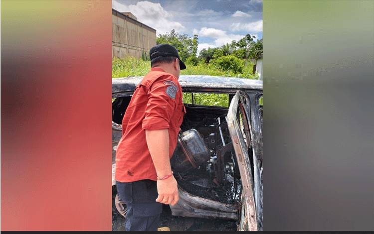 Mobil Terbakar di Palangka Raya Diduga Usai Melangsir BBM