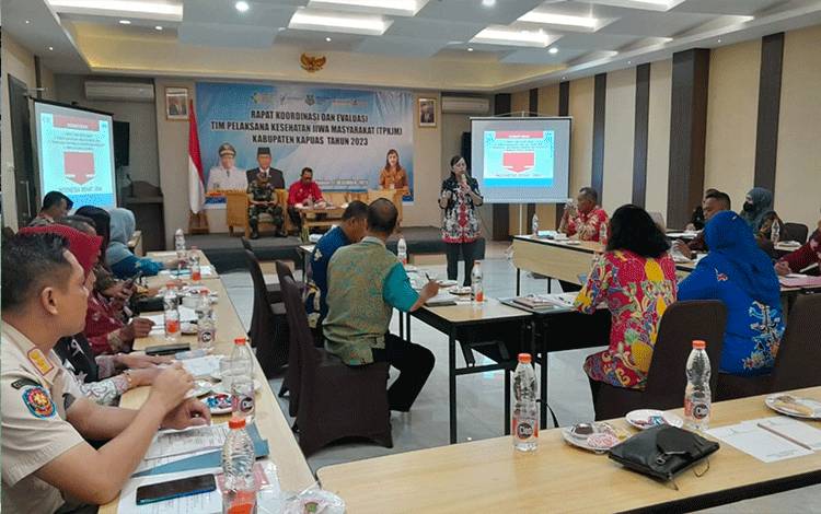 Rakor Evaluasi Tim Pelaksana Kesehatan Jiwa Masyarakat di Kapuas, Ini Tujuannya