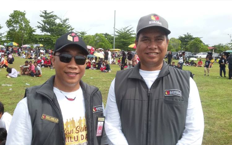 Bawaslu Katingan Apresiasi Jalan Sehat Pemilu Damai