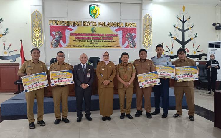 Pj Wali Kota Palangka Raya Umumkan Pemenang Lomba Inovasi Daerah