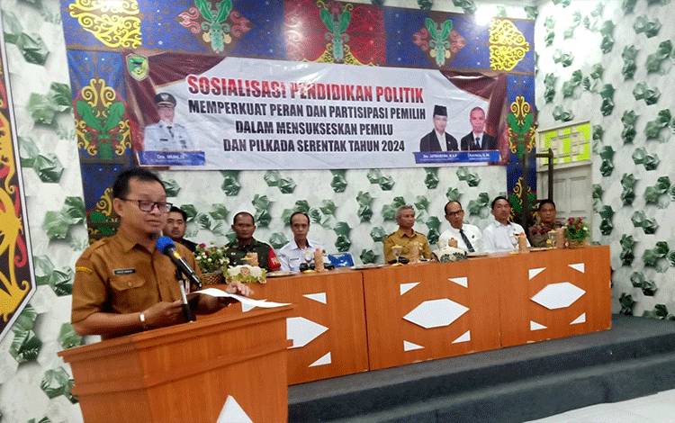 Kesbangpol Barito Utara Sosialisasi Pendidikan Politik