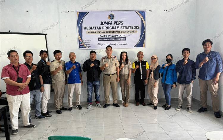 Realisasi Program Strategis Nasional dari BPN Gunung Mas 2023 Mencapai 100 Persen