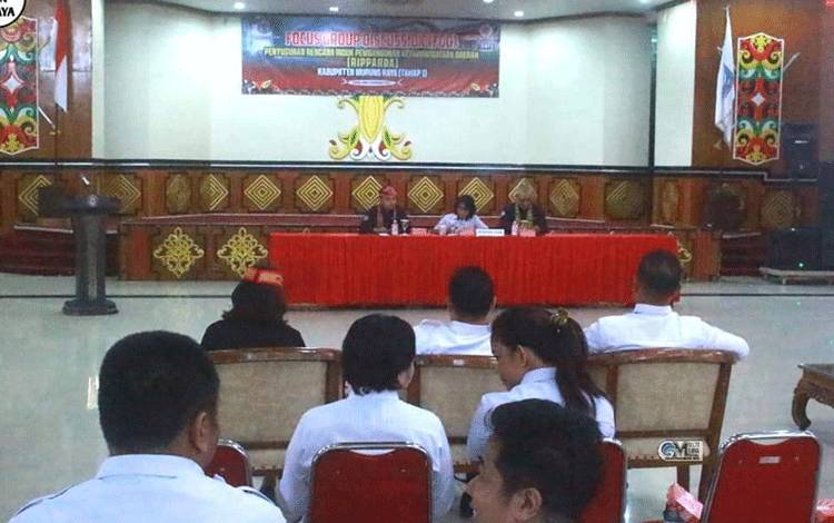 DKOP Murung Raya Gelar FGD Penyusunan Rencana Induk Kepariwisataan Daerah