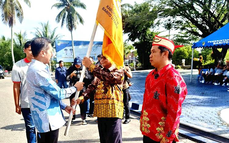 Pj Bupati Barito Utara Sampaikan Tiga Pesan Kepada Kontingen FTIK?