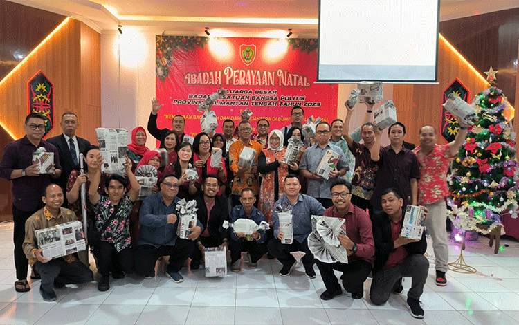 Rayakan Natal, Kepala Kesbangpol Kalteng Harap Peningkatan Persatuan dan Kesatuan