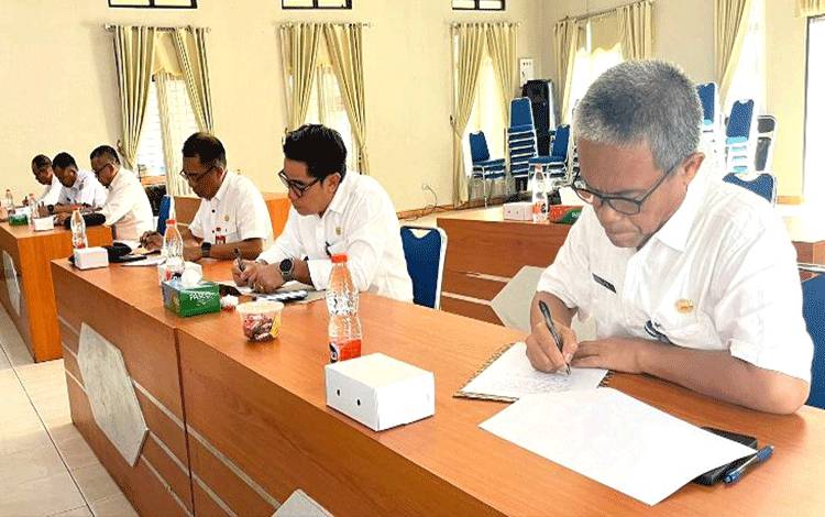 13 Pejabat Eselon II Pemkab Barito Utara Ikuti Job Fit, Ini Mereka