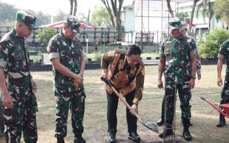 Pembangunan Makodam TNI Dapat Bantuan Dana Hibah Pemprov Kalteng