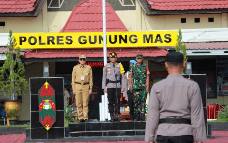 Polres Gunung Mas Buat 3 Pos dalam Rangka Pengamanan Nataru