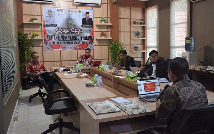 Tahapan Seleksi Terbuka JPT Pratama Kapuas Masuki Paparan Makalah