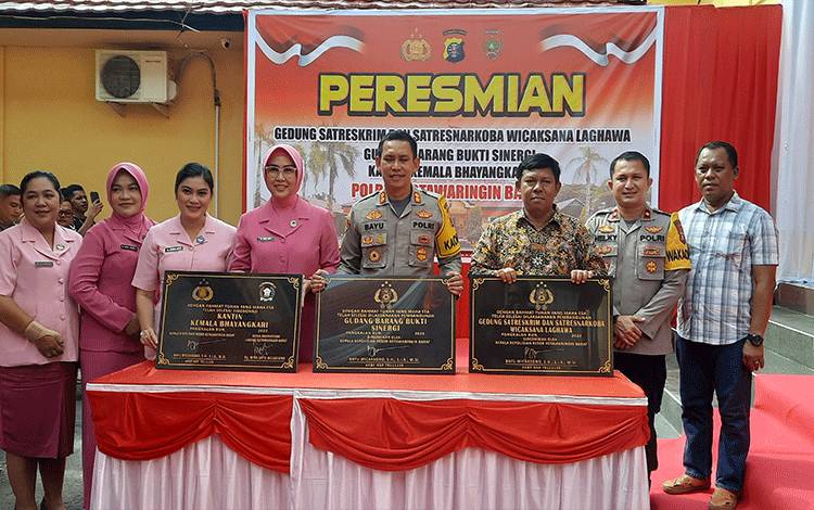 Pemkab Harapkan Gedung Baru di Polres Kobar Dapat Dirawat Dengan Baik