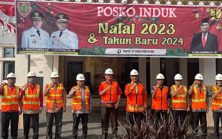 Dinas PUPR Kalteng Dirikan 40 Posko Natal dan Tahun Baru