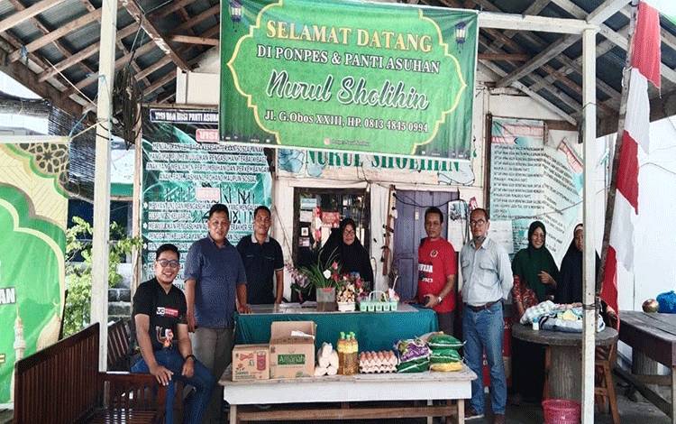 Bantuan Momen Natal PWI Kalteng Juga Menuju Panti Asuhan Non Kristen