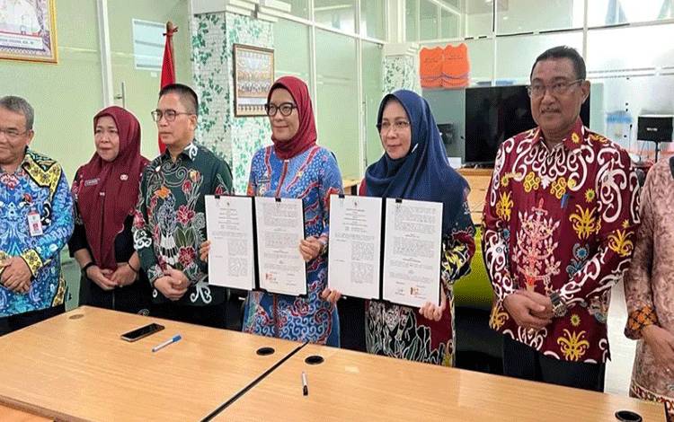 Pemko Palangka Raya dan Pemkab Pulpis Tingkatkan Kerjasama Cegah Karhutla