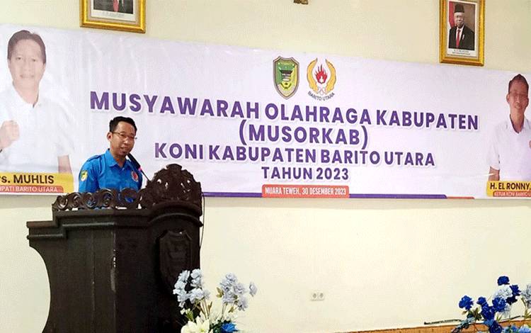 Ketua KONI Barut Dukung Penuh Terselenggaranya Musorkab 2023