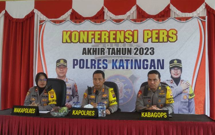 Polres Katingan Ungkap 39 Kasus Menonjol Selama 2023