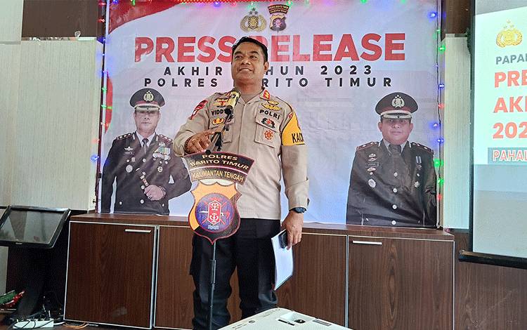 Begini Capaian Kinerja Polres Barito Timur Sepanjang 2023