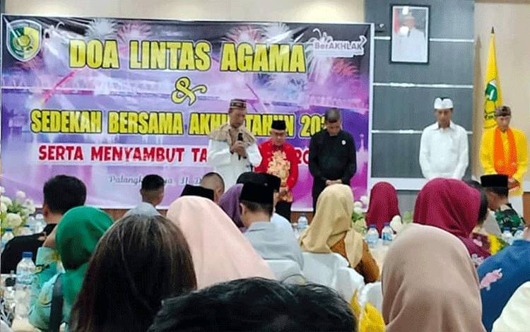 Pemko Palangka Raya Gelar Doa Lintas Agama Menyambut Tahun Baru 2024