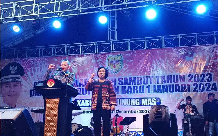 Bupati Gunung Mas: Mari Kita Sambut Tahun 2024 dengan Optimis