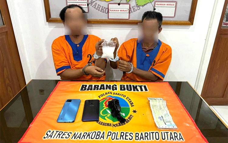 Satresnarkoba Polres Barut Ringkus Dua Orang Pengedar Narkoba