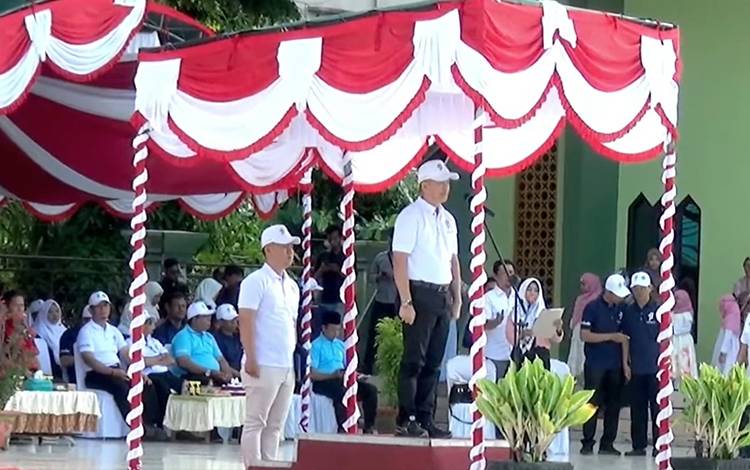 Apel Peringatan HAB ke-78 Kementerian Agama di Kapuas Berlangsung Khidmat