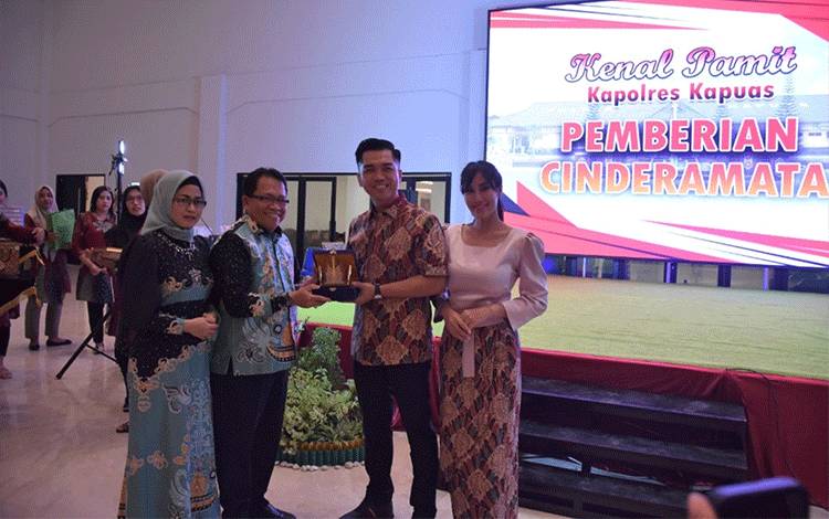 Hadiri Acara Kenal Pamit Kapolres Kapuas, Ini yang Disampaikan Pj Bupati