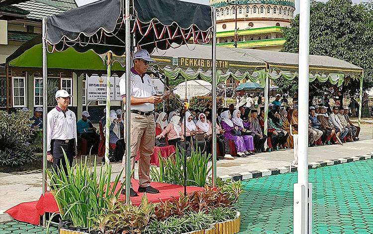 Pj Bupati Barito Timur Pimpin Upacara Peringatan Hari Amal Bakti ke-78 Kementerian Agama
