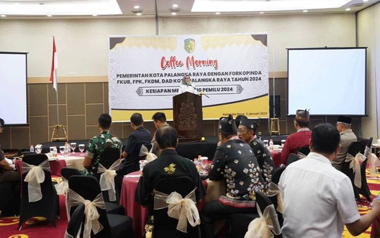 Pemko Palangka Raya Satukan Sinergi Jaga Kondusifitas Jelang Pemilu 2024