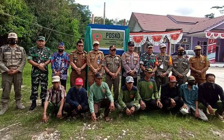 Satpol PP dan Damkar Kapuas Lakukan Pendataan Satgas dan Sat Linmas