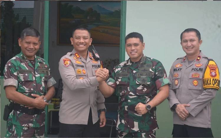 Dandim Pangkalan Bun dan Kapolres Kobar Perkuat Sinergi, Jaga Kamtibmas Jelang Pemilu 2024