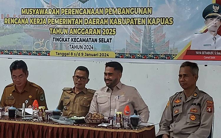 Hadiri Musrenbang Tingkat Kecamatan Selat, ini Harapan Anggota DPRD Kapuas