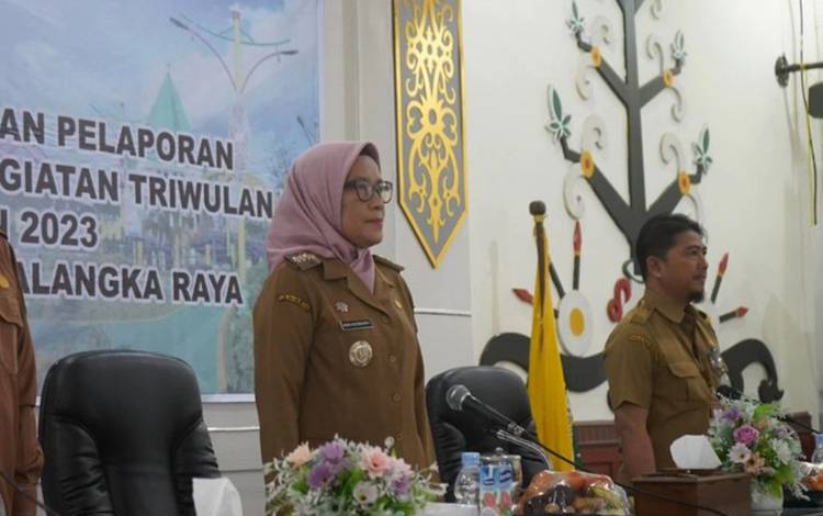 Pj Wali Kota Palangka Raya Minta SOPD Tingkatkan Pendapatan Daerah