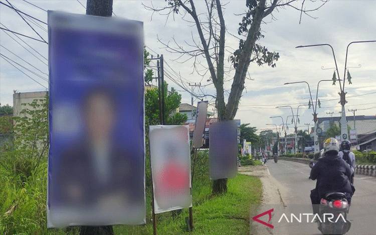 Bawaslu Kotim Beri Batas Waktu Penurunan APK tak Sesuai Aturan 15 Januari