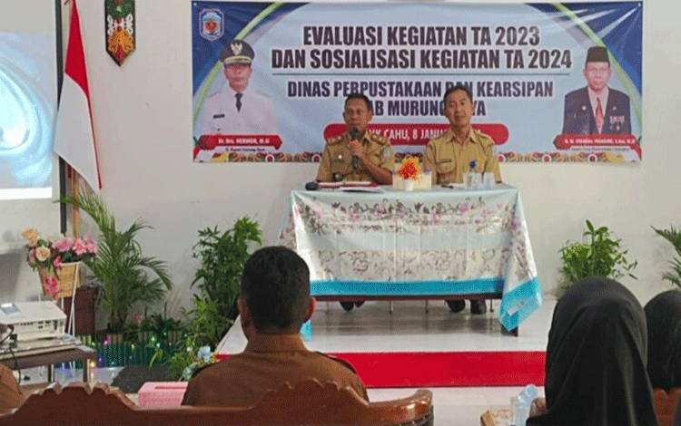 Serapan Anggaran 2023 Dispursip Murung Raya 98,60 Persen