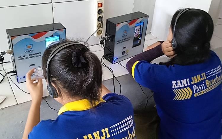 Wartelsuspas Inovasi LPP Palangka Raya Dekatkan WBP dengan Keluarga Meski Jarak Jauh